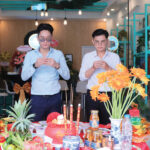 Nguyễn Tấn Thành cùng chủ tịch Thái Chí Hùng